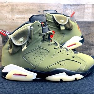 Jordan Retro X Travis Scott Olive Green Men’s size 13